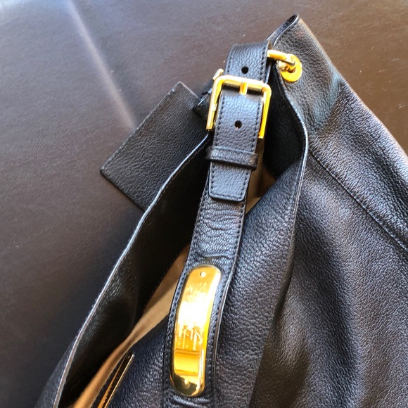 Ralph Lauren Collection Black leather purse bag Made in Italy - Picture 4 of 12